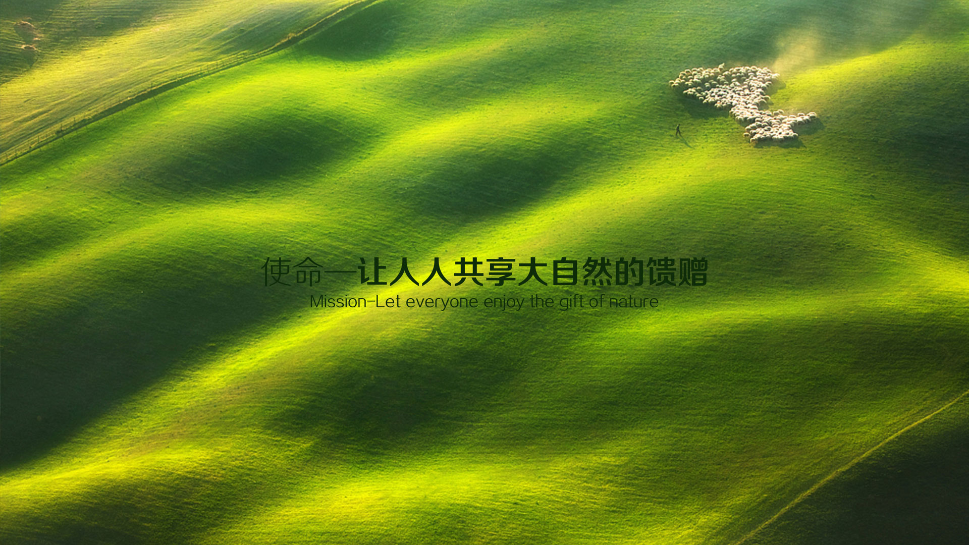 企業(yè)使命：讓人人共享大自然的饋贈(zèng)